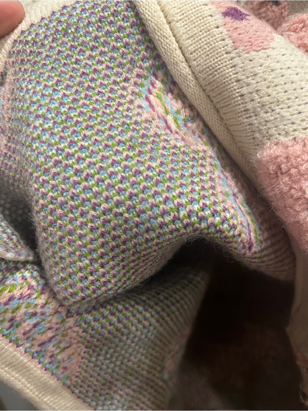 Soft Floral Cardigan Sweater - Picture 4 of 4